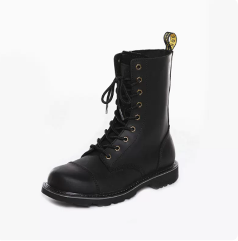 Men's Outdoor Motorcycle Riding High Barrel Boots