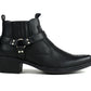 Men's Mid Top Cowboy Boots Black