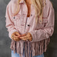 Women's Retro Cowboy Denim Tassel Jacket