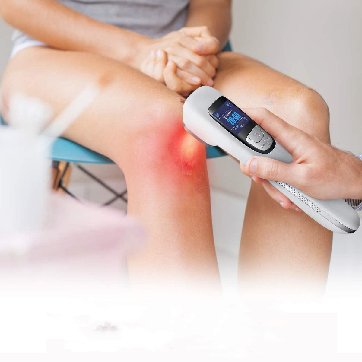 Portable Semiconductor 650nm Laser Therapy Apparatus Auxiliary Infrared