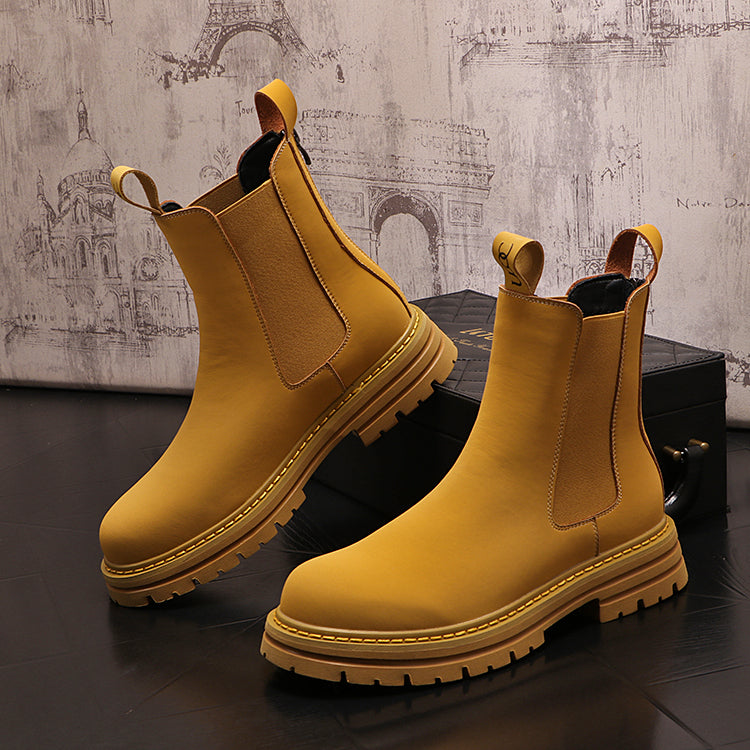 Men's Casual Leather Boots