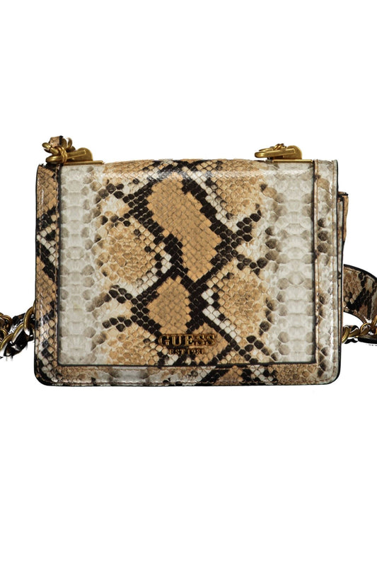 Guess Jeans Beige Polyurethane Handbag