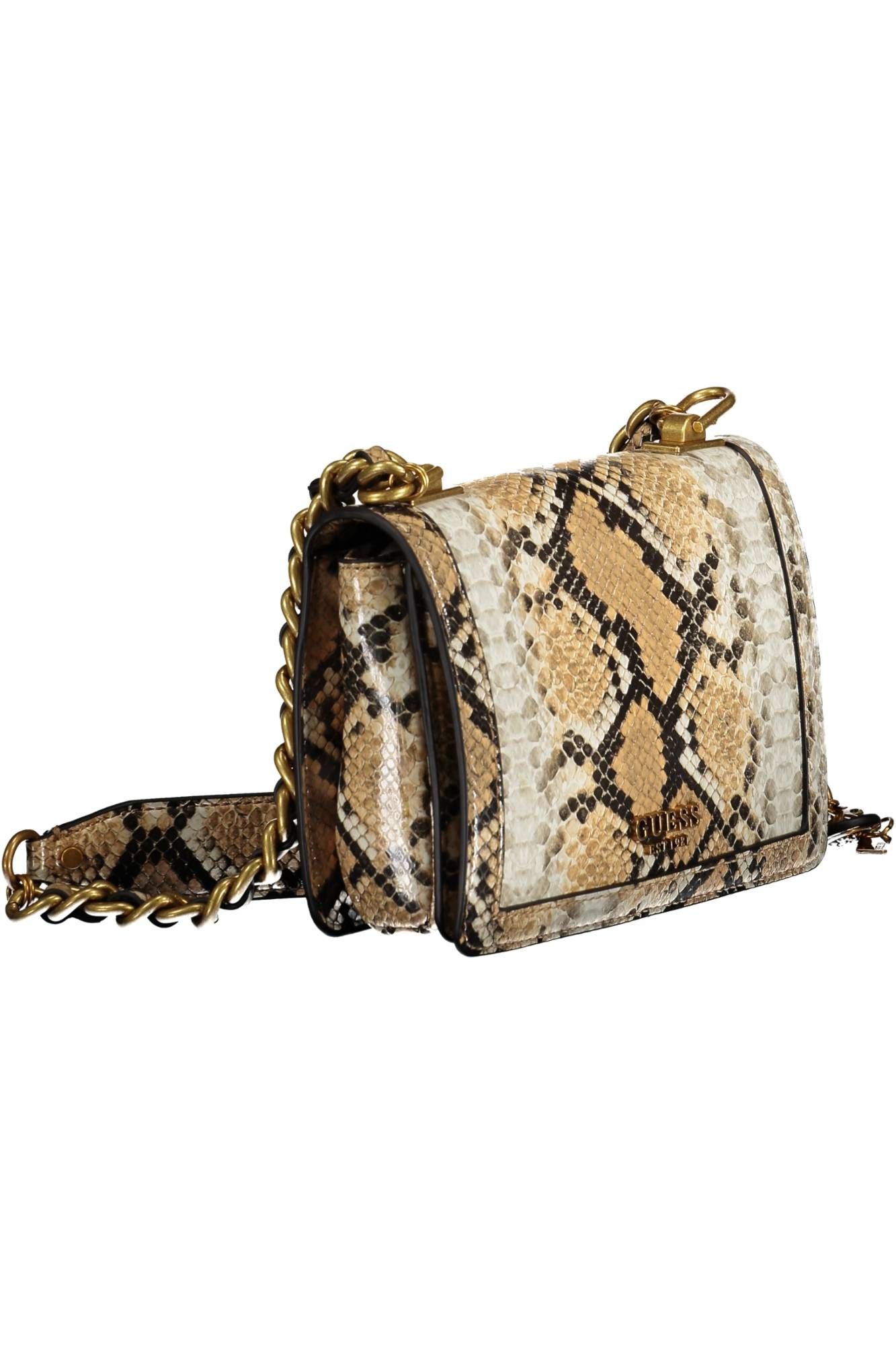 Guess Jeans Beige Polyurethane Handbag