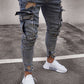 Men's slim fit pocket zip skinny jeans