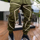Men's trendy loose straight multi-pocket cargo pants