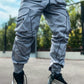 Men's trendy loose straight multi-pocket cargo pants