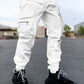 Men's trendy loose straight multi-pocket cargo pants