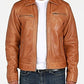 Mens Cameron Leather Jacket