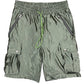 Satin Cargo Shorts