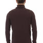 Alpha Studio Brown Merino Wool Sweater