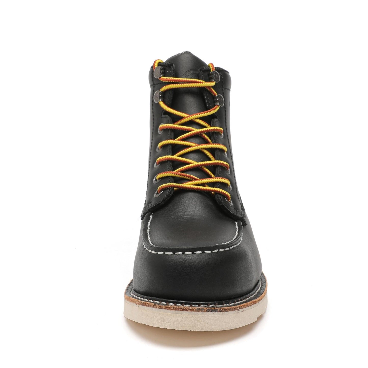 Men's Rockrooster Trinidad 6 inch Black Steel Toe Wedge Work Boots