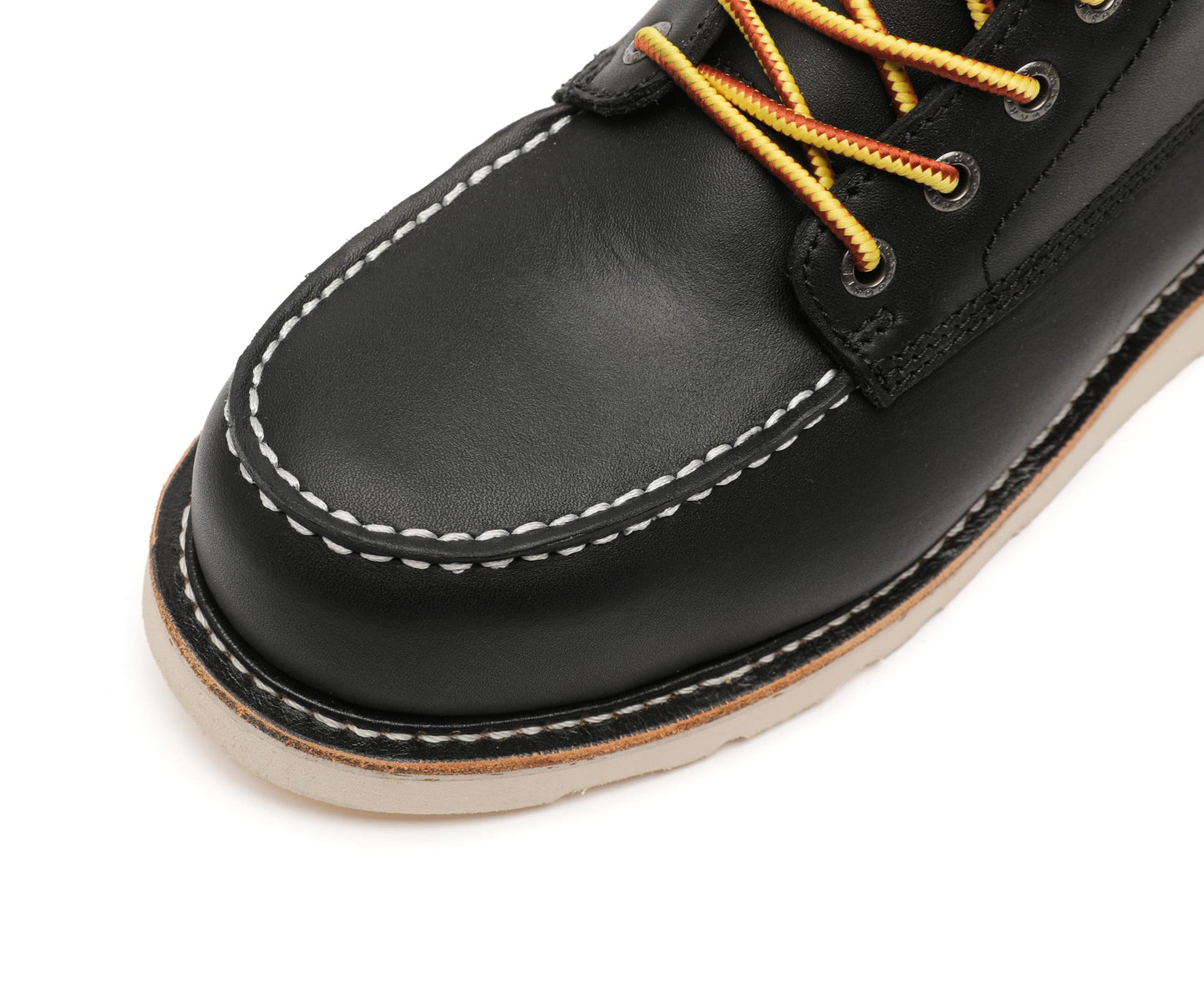 Men's Rockrooster Trinidad 6 inch Black Steel Toe Wedge Work Boots