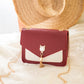 Women's Crossbody Cat Lock Chain Strap Messenger Purse Bag