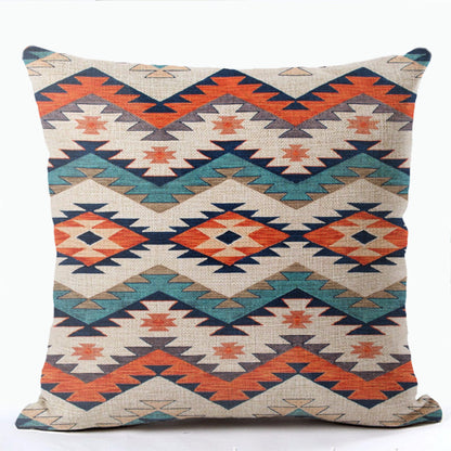 Bohemian Print Pillowcase Ethnic Style Pillows