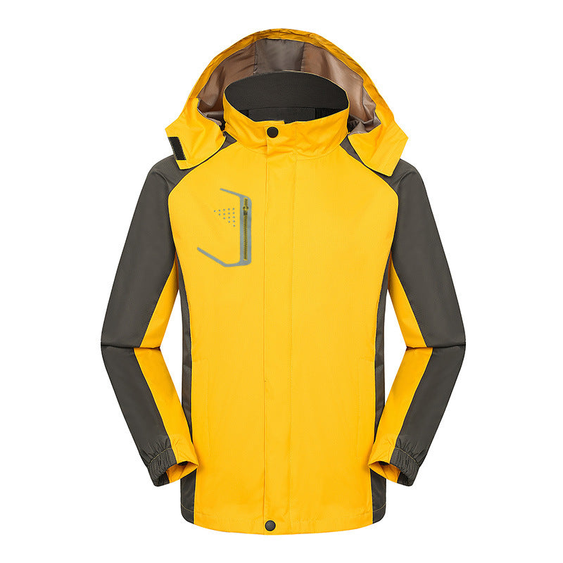 Outdoor Single Layer Waterproof Raincoat Windproof Breathable Jacket