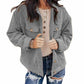 Women's Solid Color Loose Ding Heart Velvet Jacket