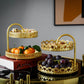 Pastry Tray Storage Tray Double Layer Creative Personality Fashion Living Room Household