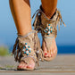 Women's Beaded Moccasin Sandals