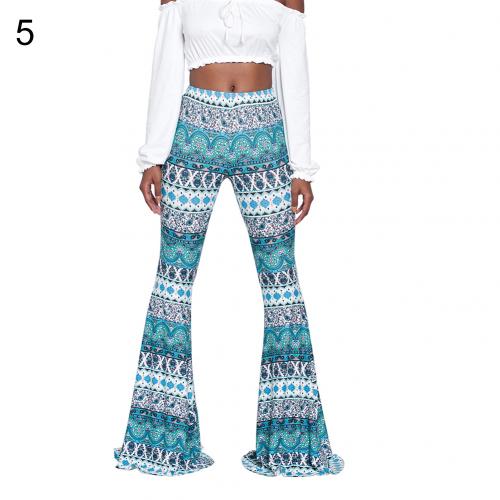 Women's Vintage 1970s Style Bell Bottom Knit Pants