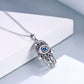 Women Girl's Sterling Silver Hamsa Hand Necklace Good Luck Vintage Fatima Hand Pendant Charm Evil Eye Necklace