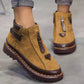 Women's Thick Sole Microfiber Ankle Shoes Boots