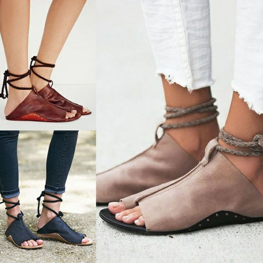 Women's Flat Summer Ring Toe Fit Sandals