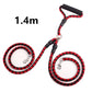 Pet Double-Ended Traction Rope For Walking The Dog Hand-Double-Ended Traction Rope One Plus Two Leash Collar