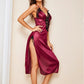 Women's Ice Silk Satin Nightgown Lingerie