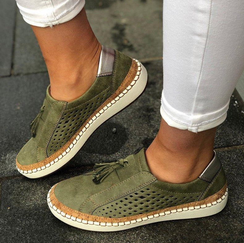 Women's Microfiber Canvas Casual Leisure Shoes