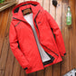 Women Waterproof Outdoor Sports Mountaineering Loose Fit Large Single Layer Jacket