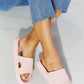 Women's MM Shoes Arms Around Me Open Toe Slide in Pink