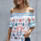 Women's Floral Off-Shoulder Blouse (M Sold Out)