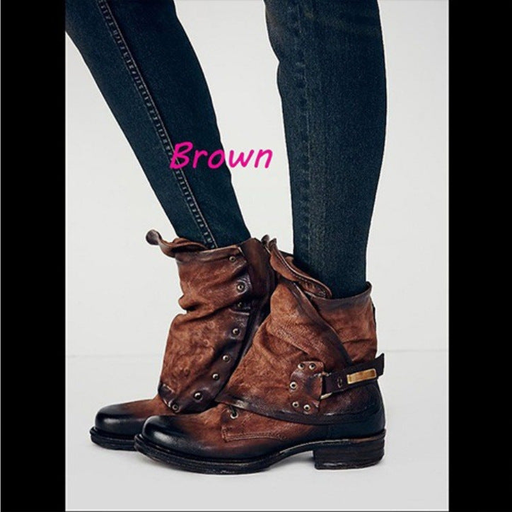 Women's Vintage Style Knight Boots
