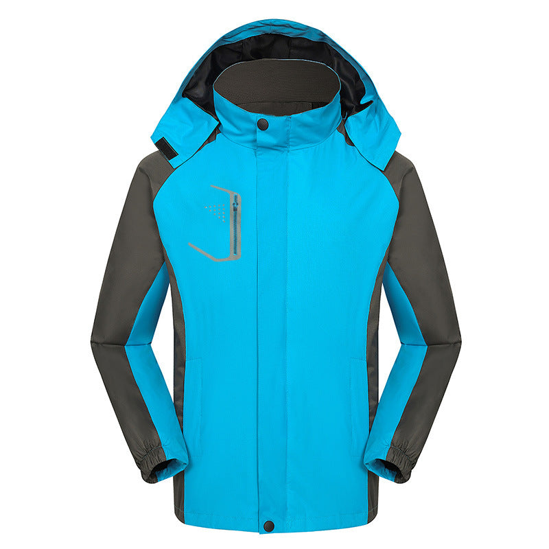 Outdoor Single Layer Waterproof Raincoat Windproof Breathable Jacket