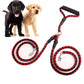 Pet Double-Ended Traction Rope For Walking The Dog Hand-Double-Ended Traction Rope One Plus Two Leash Collar