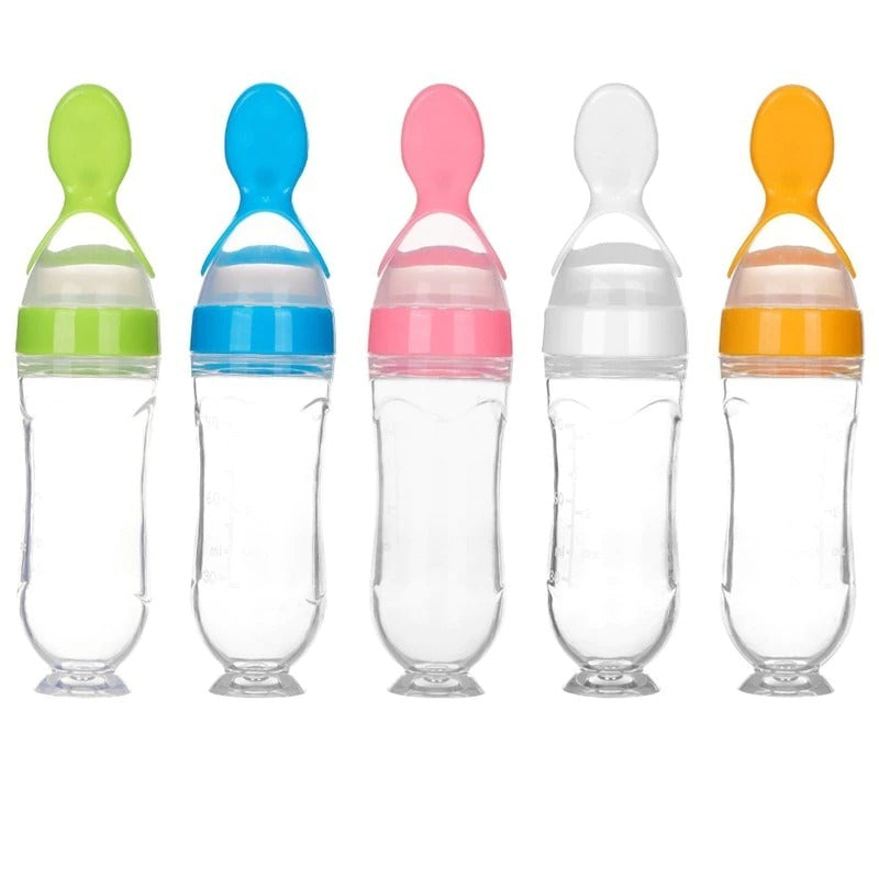 Baby Spoon Bottle Feeder Dropper Silicone Spoons for Feeding Medicine Kids Toddler Newborn