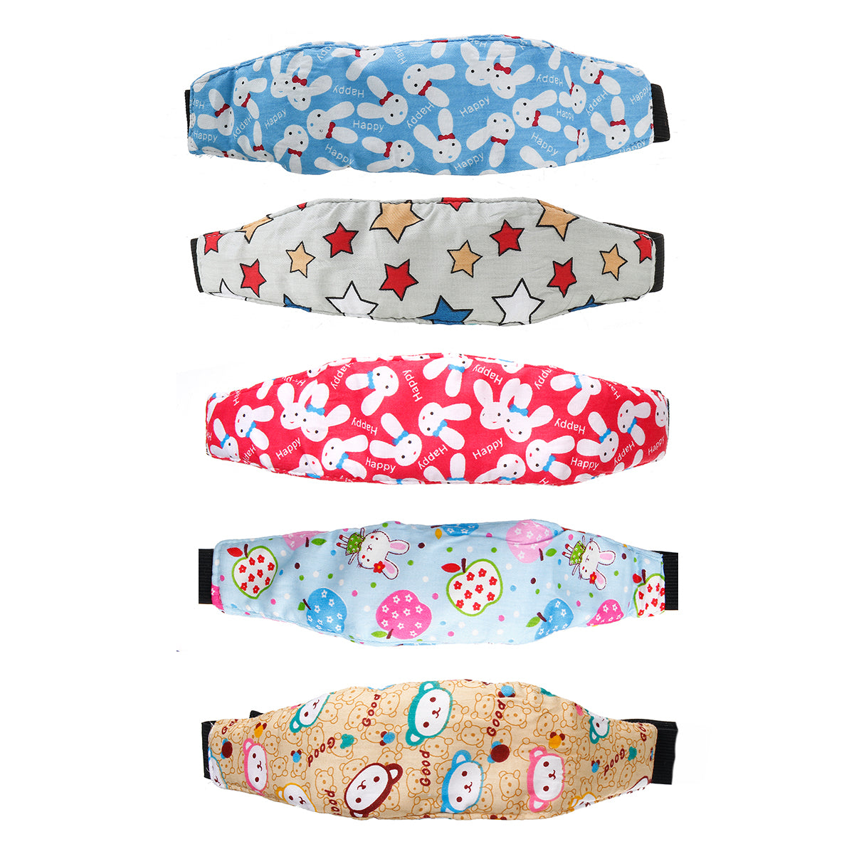 Baby Head Support for Stroller Sleep Nap Safety Strap with Car Seat Fastening Belt