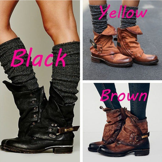 Women's Vintage Style Knight Boots