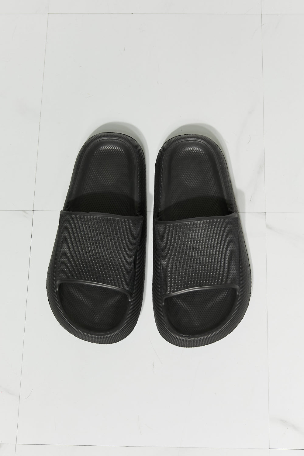 Women's MM Shoes Arms Around Me Open Toe Slide in Black