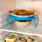 Multi-function microwave oven layered steamer tray rack double-layer insulation tray rack