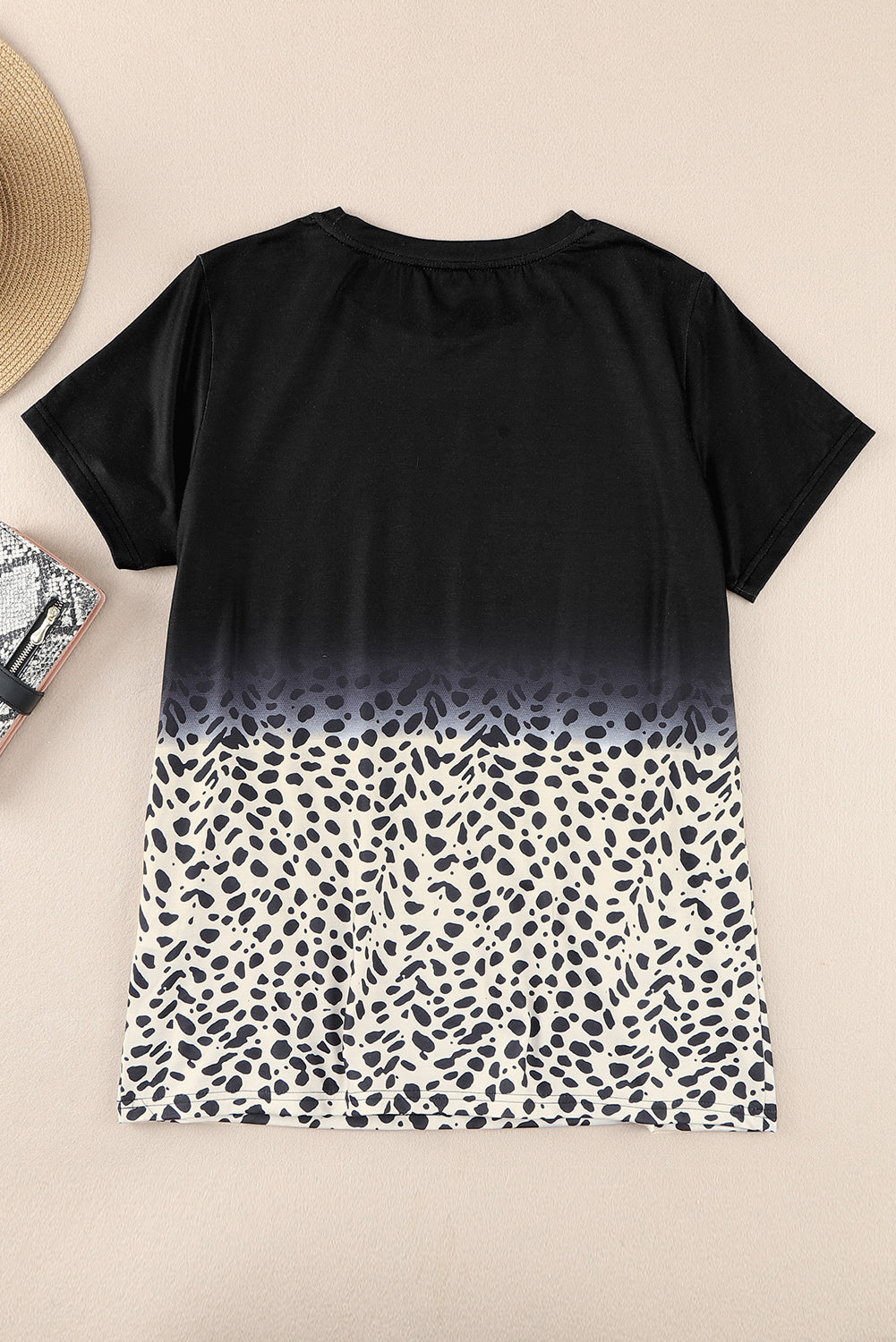 Women's Printed Short Sleeve Round Neck Tee (M & XL Sold Out)