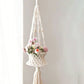 Home Garden Decoration Woven Flower Basket Potted Plant Charm