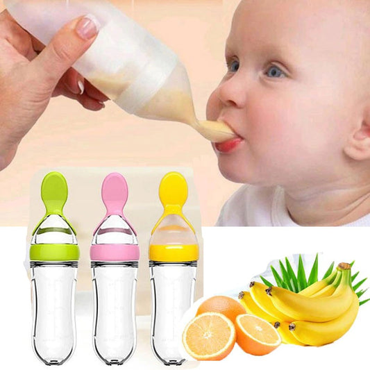 Baby Spoon Bottle Feeder Dropper Silicone Spoons for Feeding Medicine Kids Toddler Newborn