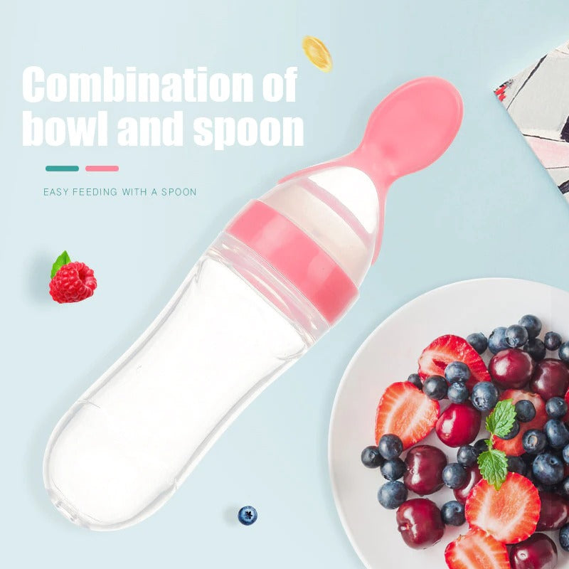 Baby Spoon Bottle Feeder Dropper Silicone Spoons for Feeding Medicine Kids Toddler Newborn