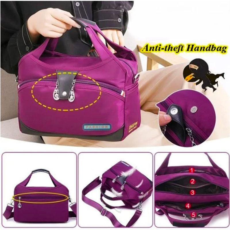 Women's Crossbody Anti-theft Handbag Shoulder Purse Travel Bag