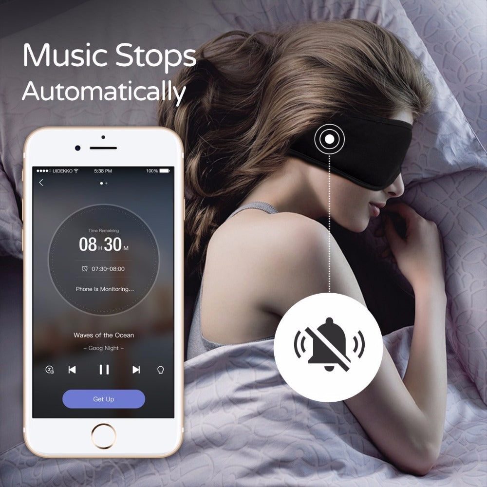 Sleep Headphones Washable Eye Mask Smart App Control Sound