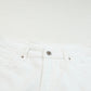 Women's Frayed Hem Distressed Denim Shorts with Pockets
