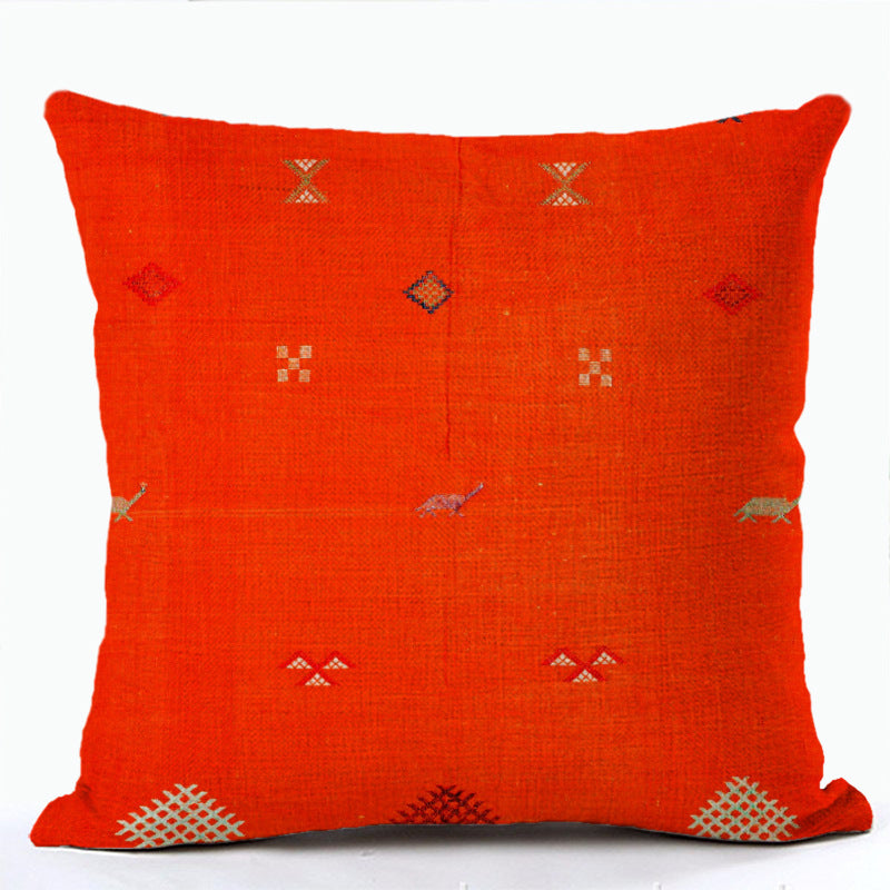 Bohemian Print Pillowcase Ethnic Style Pillows