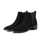 Women Pointed Toe Leather Canister Boots