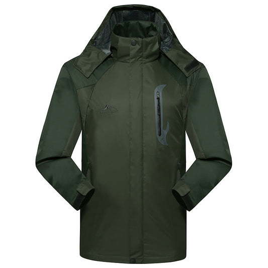 Womens Men's Outdoor Waterproof Rain Jacket Windbreaker Jacket